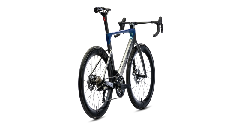 Merida - Reacto 9000 Road Race Aero Bike in Silver Blue-6